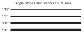 Pinstriping Stencil Tape – Mr. J's Xcaliber Corporation